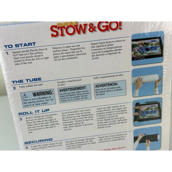 Ravensburger Puzzle Stow & Go! NEW Sealed Storage Roll Mat Up to 1500 Pcs Gift - Picture 10 of 13